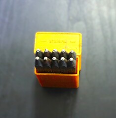 STEMPA 刻印セット　 　1-9　1mm
