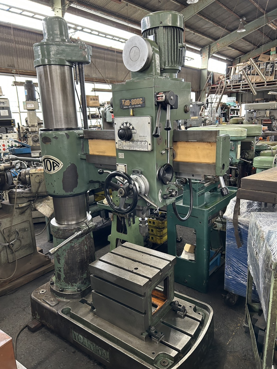 東亜機械製作所 800㎜ラジアルボール盤 TRD-800C