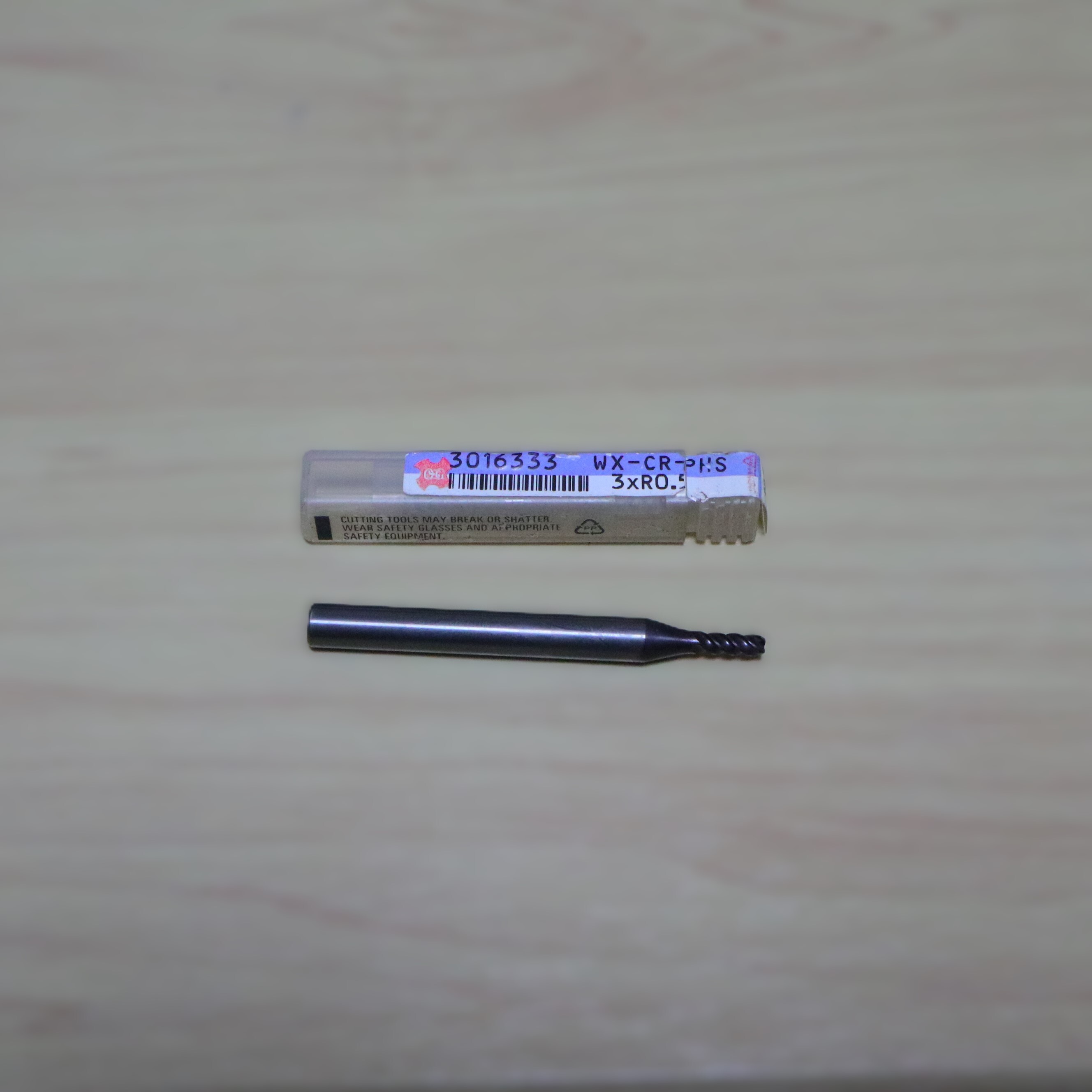 OSG 超硬ラジアスエンドミル WX-CR-PHS 3XR0.5
