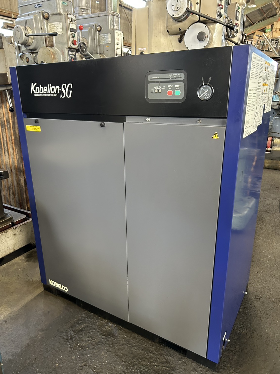 HITACHI（日立）小型空気圧縮機 コンプレッサー BEBICON パッケージベビコン PB-3.7EA5 三相200V 50Hz HITACHI（日立）小型空気圧縮機 コンプレッサー BEBICON パッケージ