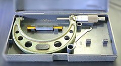 ミツトヨ 外側マイクロメータ 75-100㎜　0.01㎜