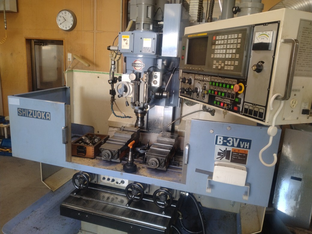 静岡 NC立フライス盤 ミルマスターB-3V