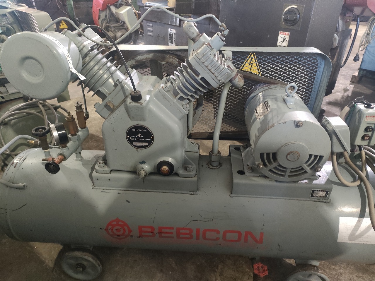 日立 レシプロコンプレッサー 3.7U-9.5T