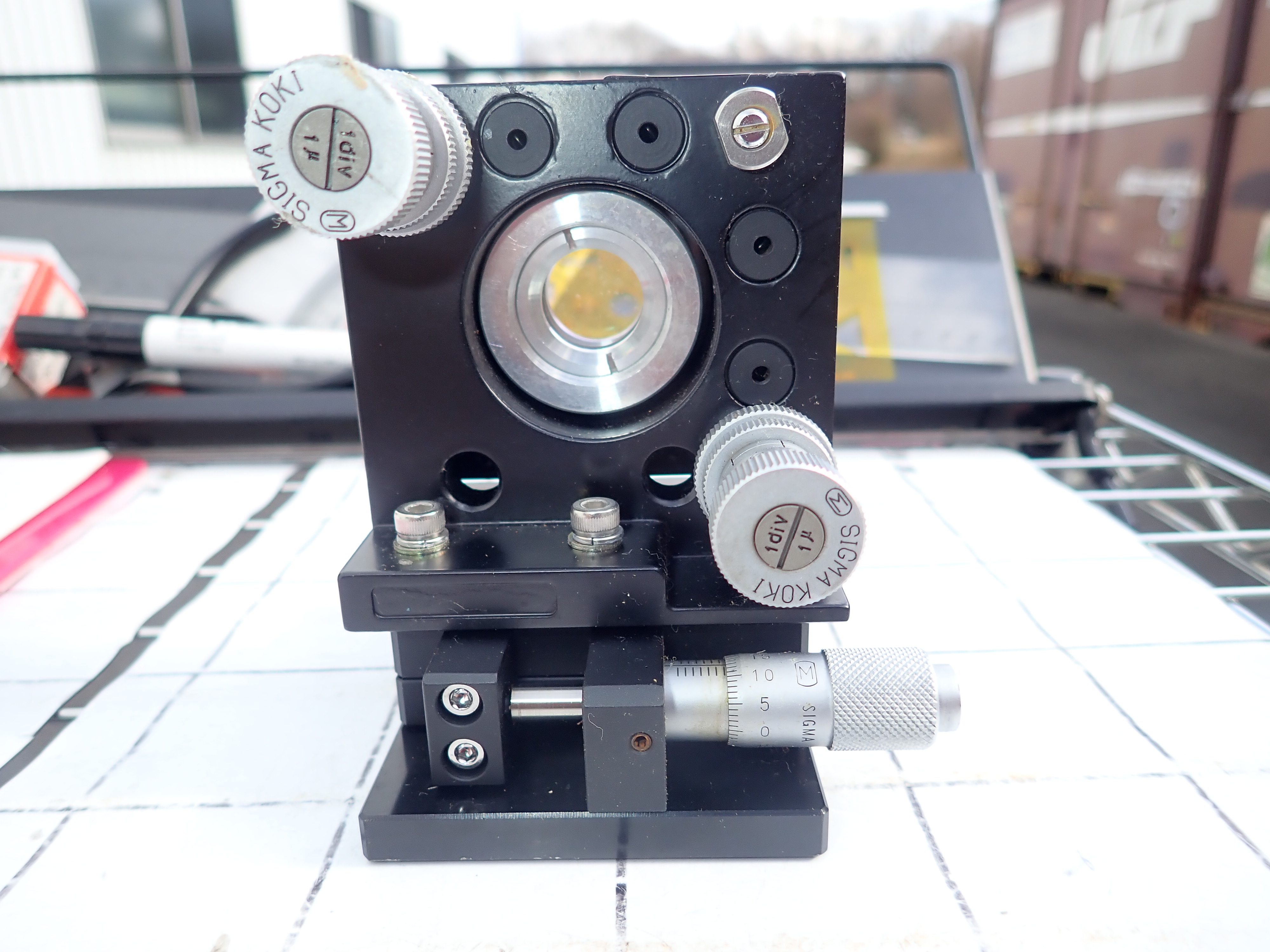 シグマ光機 光学実験ジョイント　各種 ハイグレードアルミステージ