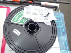 北越電線　 　VFFD 0.3mm2 VFFD 0.3mm2 赤白　１２０ｍ