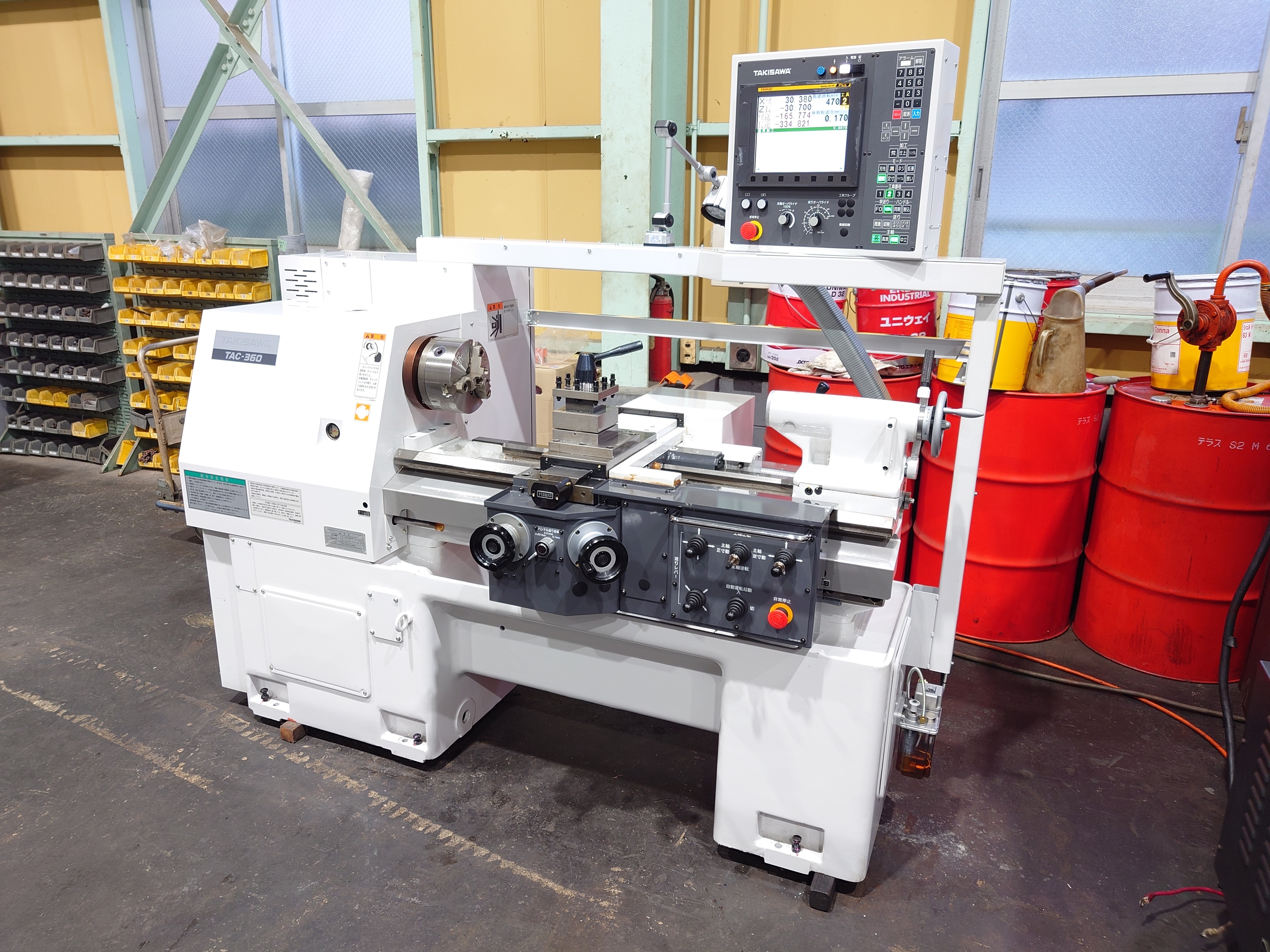 滝澤鉄工所 フラット形NC旋盤 TAC-360