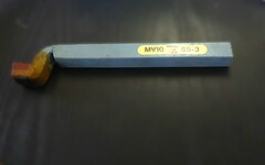 日本高周波鋼工業 バイト 　　MV10　65-3 　　未使用　平削ヘール仕上