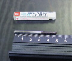 OSG　 超硬エンドミル 　FX-RB-EGS-2.5X14　未使用