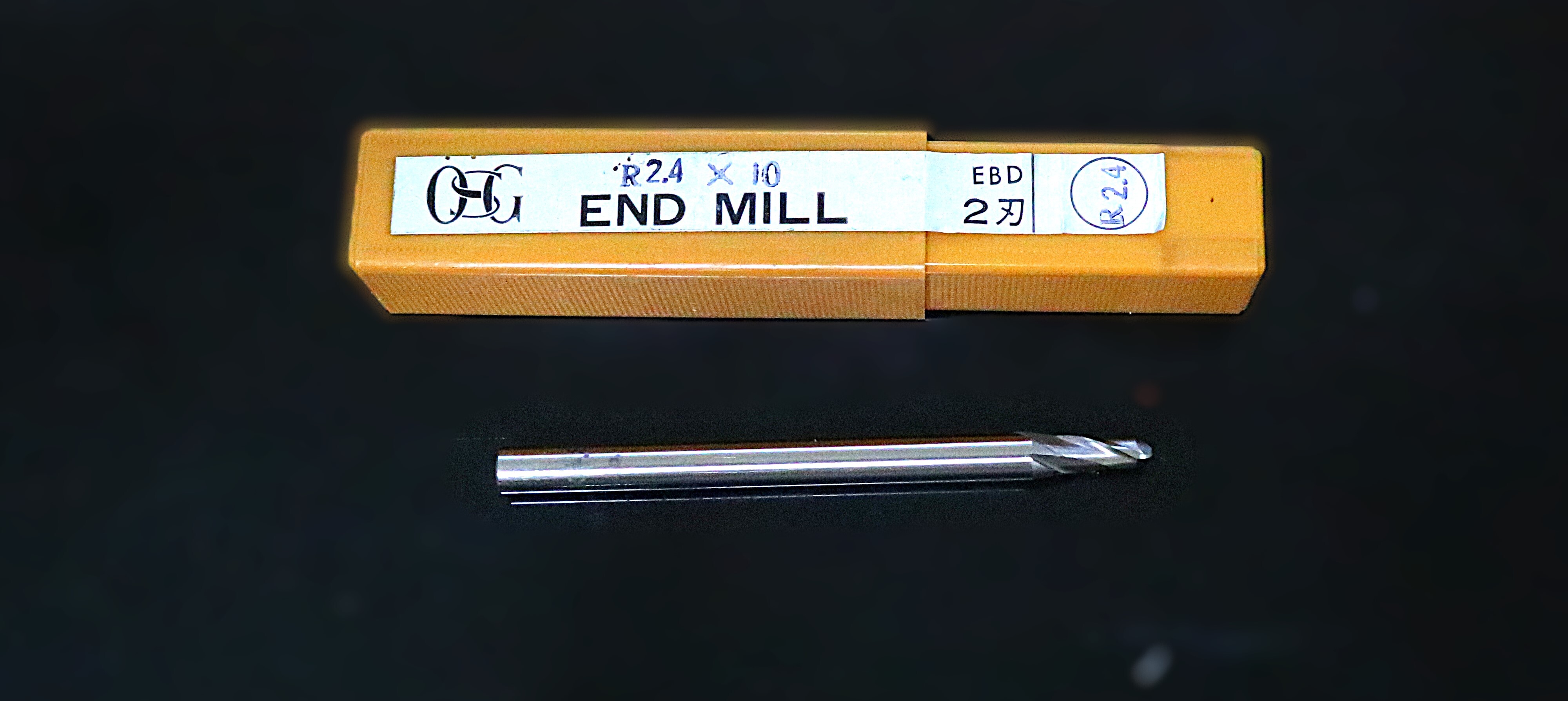 OSG  エンドミル  R2.4×10　未使用