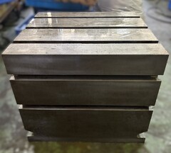 ラジアルボール盤用角テーブル