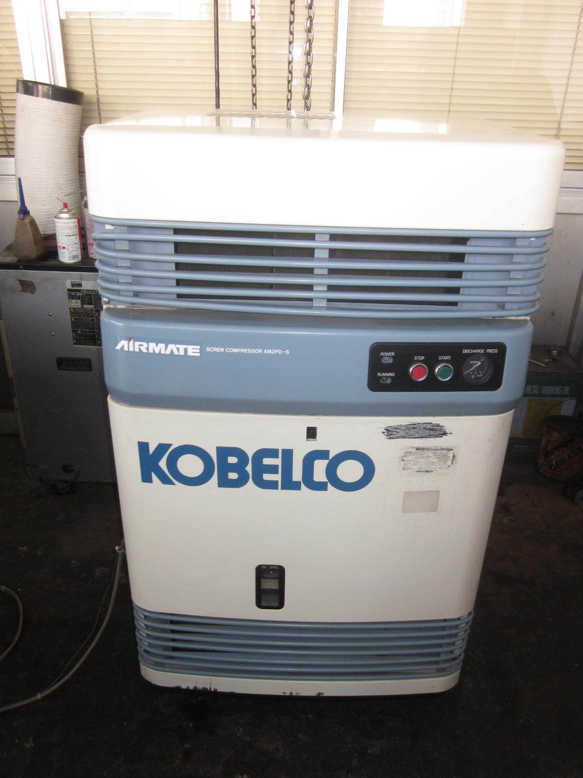 コベルコ 1.5kwスクリューコンプレッサ AM2PD-6