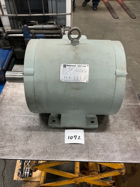 ナショナル 5.5kwインダクションモーター BM-DBF