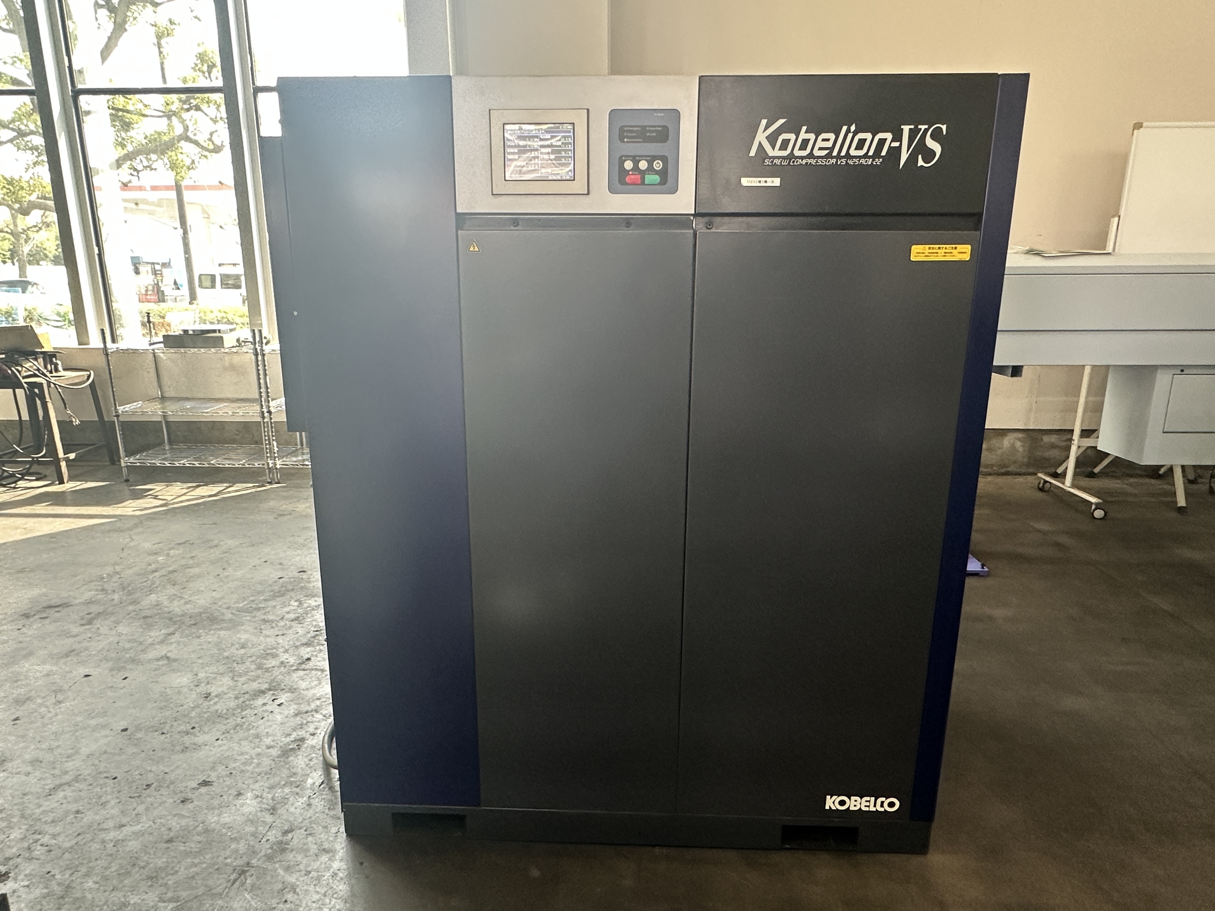 コベルコ 22kwｽｸﾘｭｰｺﾝﾌﾟﾚｯｻｰ VS425ADⅡ-22