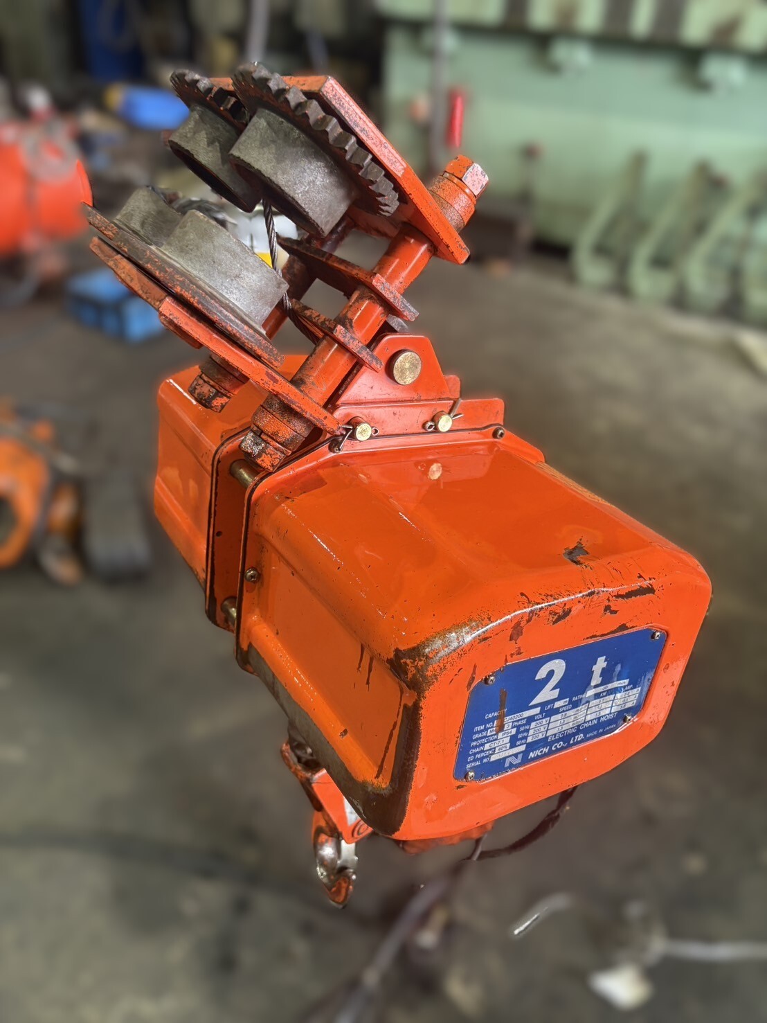 ニッチ 2T電動チェーンブロック