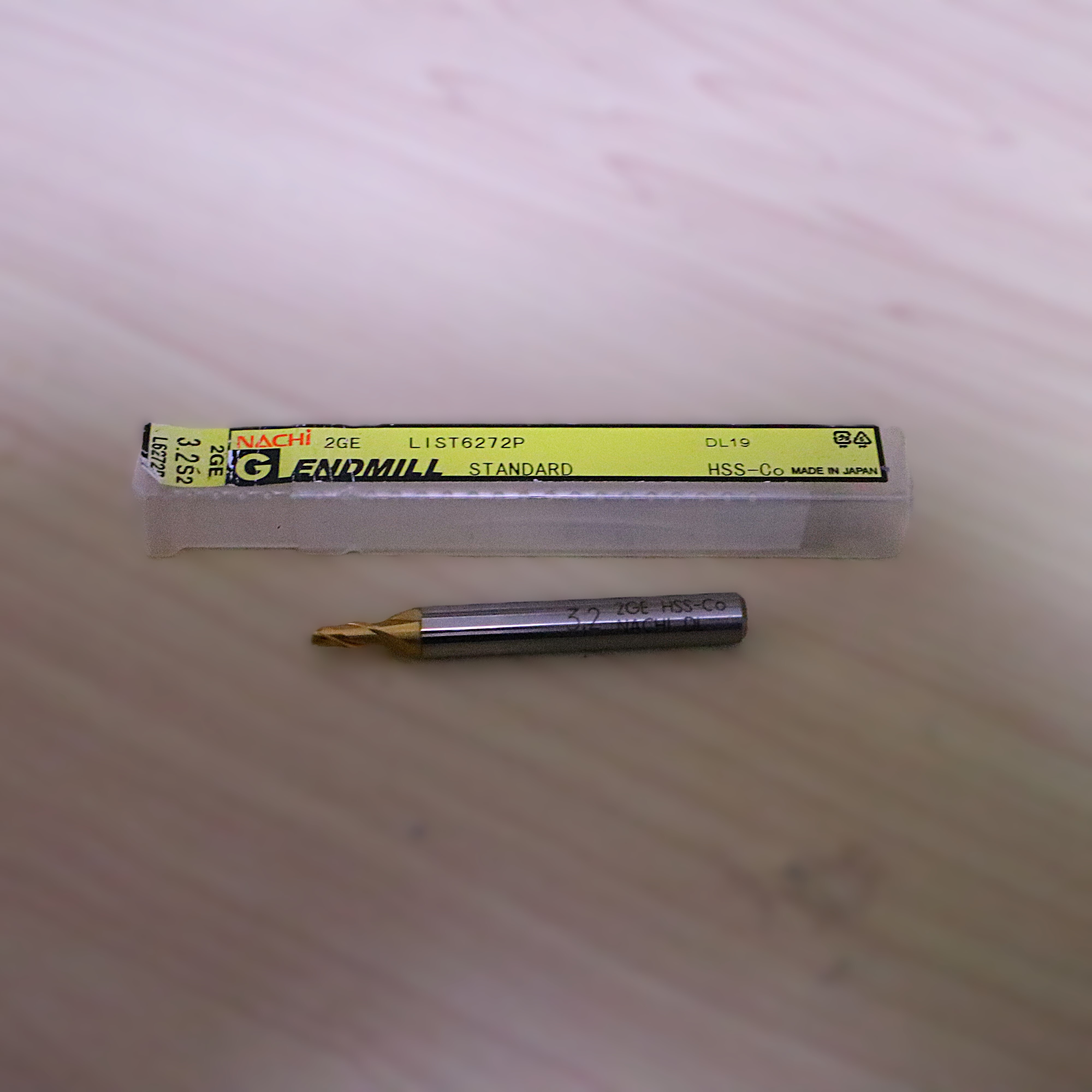 NACHI　 エンドミル 　LIST6272P　2GE　3.2s2