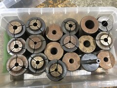 メーカー混在 ストレートコレット１山 様々なメーカーやサイズがあります。