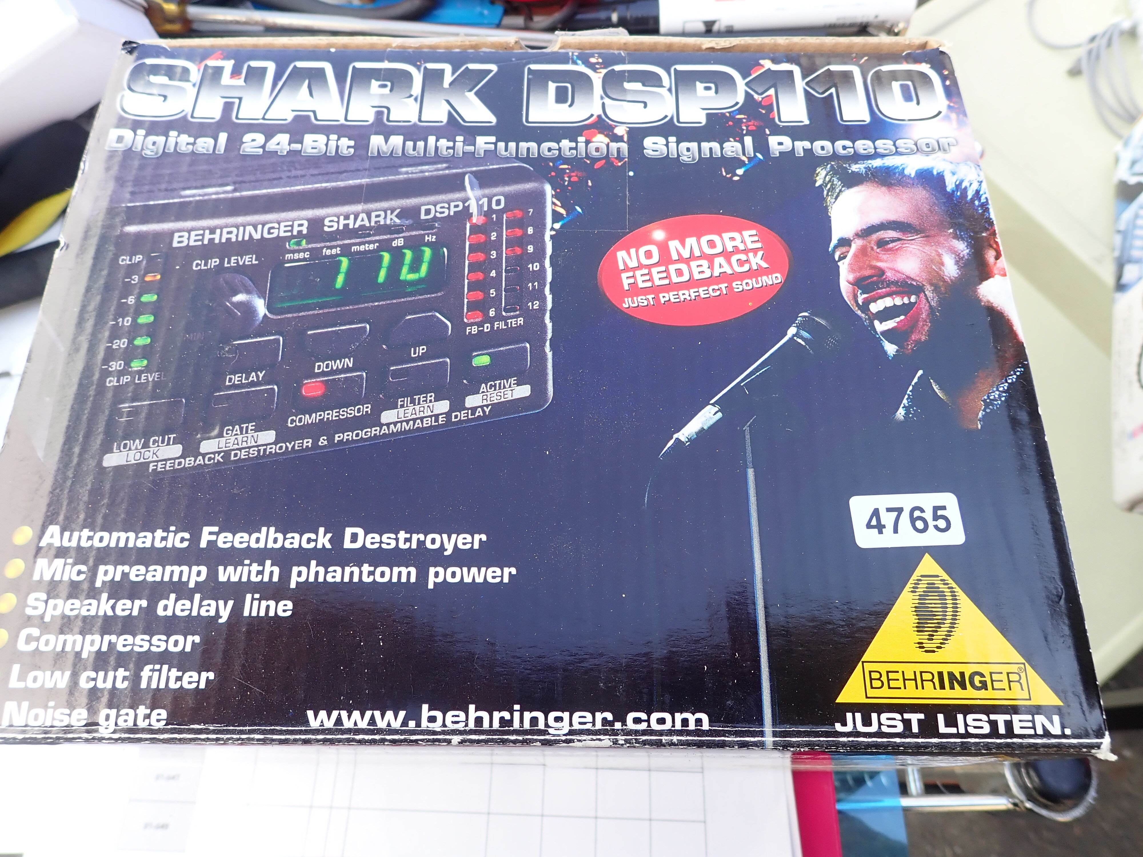 BEHRINGER デジタルマルチファンクション　シグナルプロフェッサー SHARK DSP110