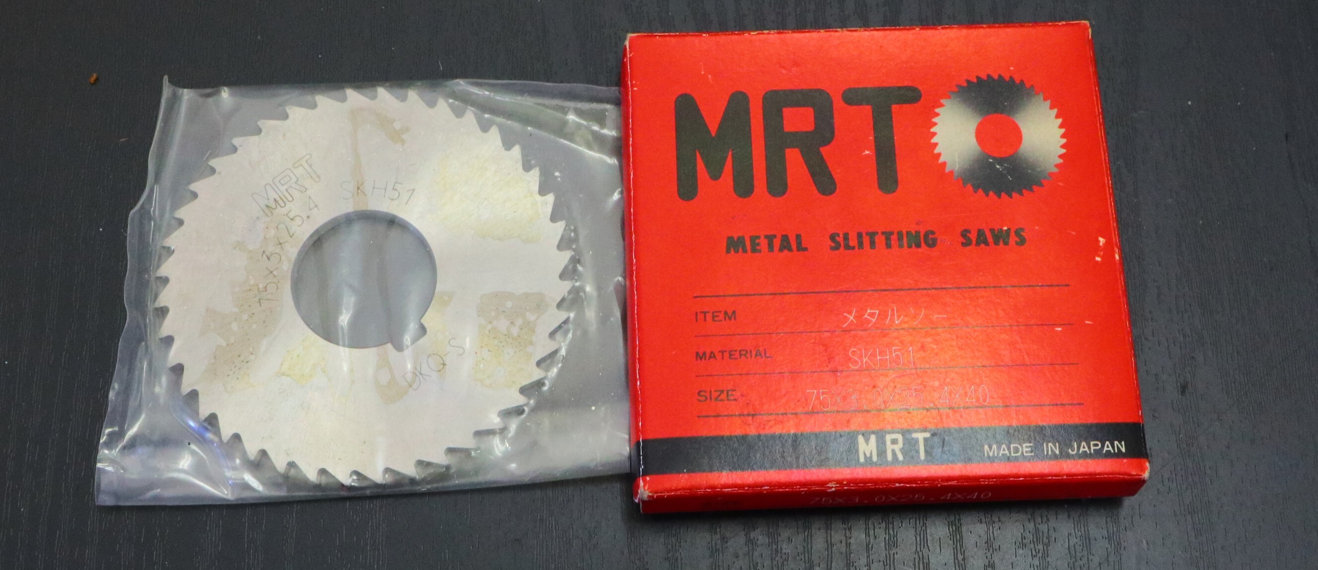 MRT  メタルソー 75×3.0×25.4×40　未使用