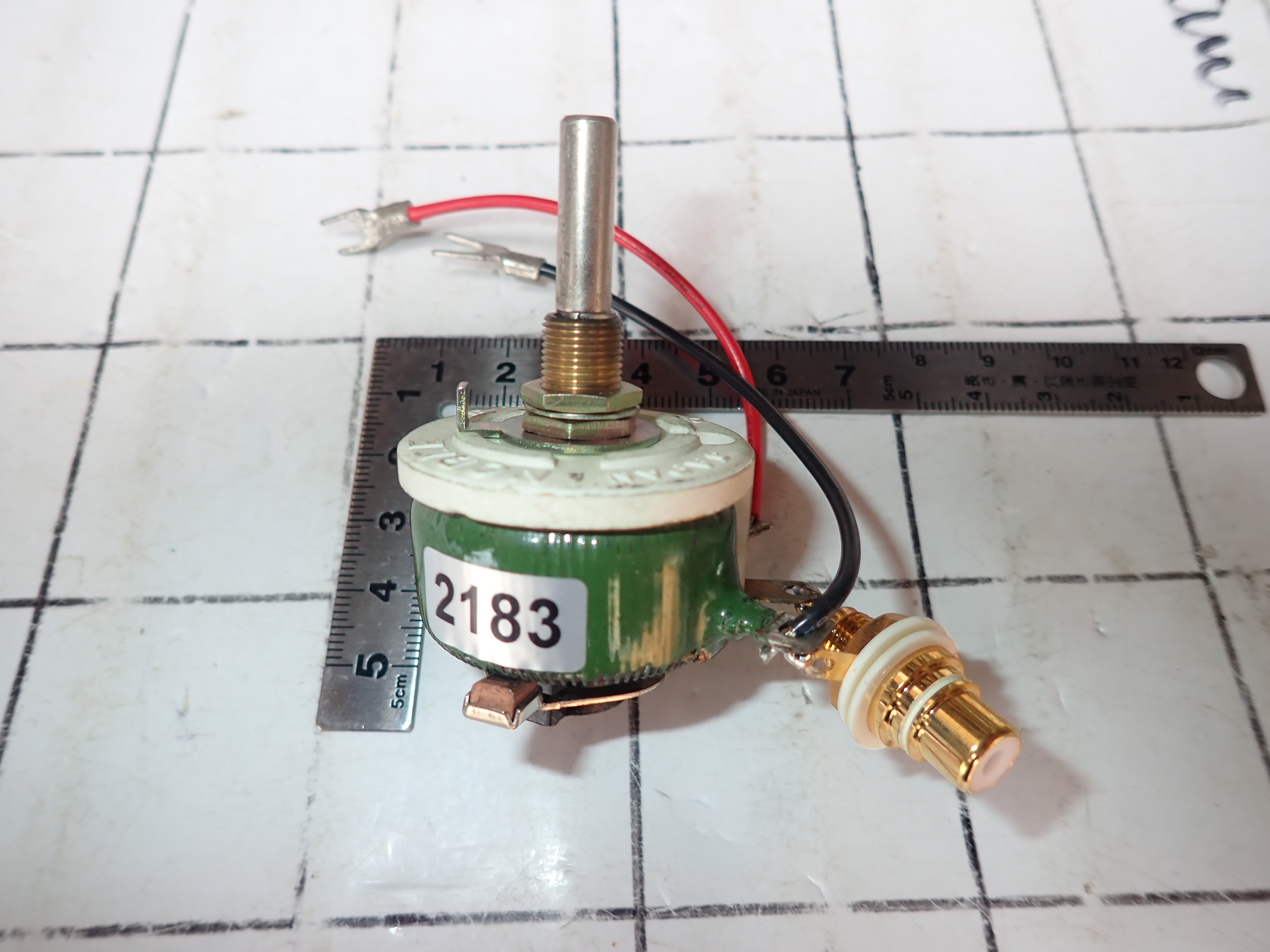 レオスタット　電力型巻線可変抵抗器　10Ω