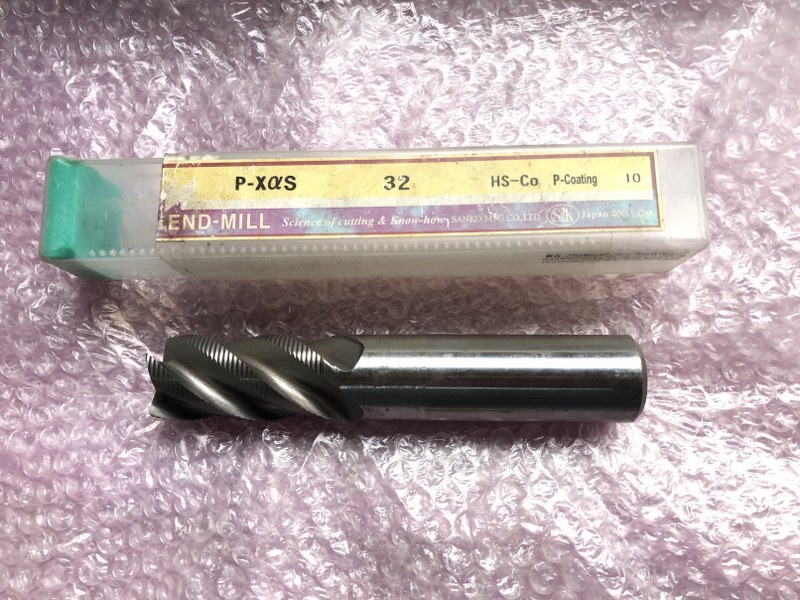S&K(三興製作所) 4枚刃エンドミル 【4枚刃エンドミル】φ32 HS-Co