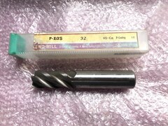 S&K(三興製作所) 4枚刃エンドミル 【4枚刃エンドミル】φ32 HS-Co