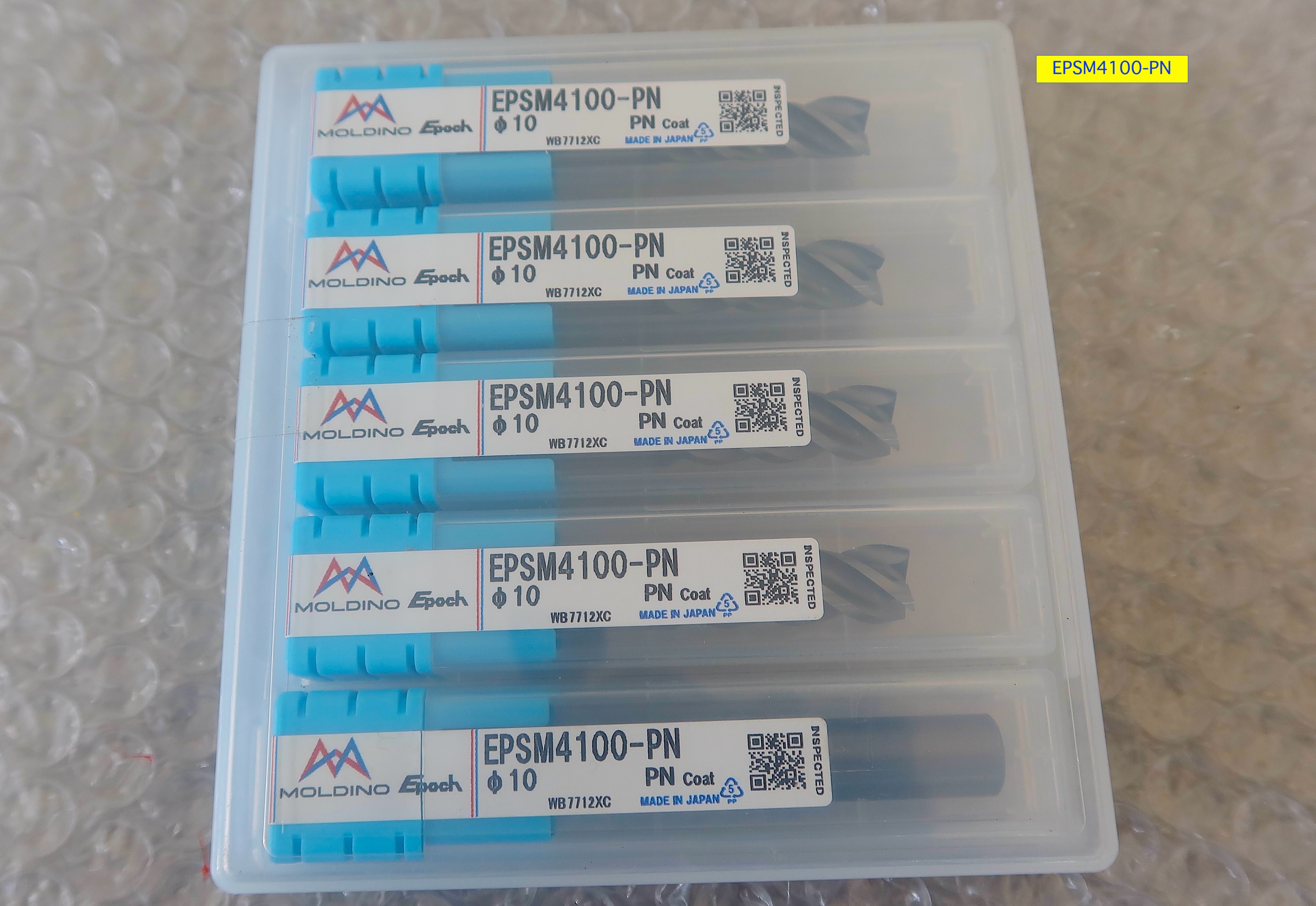 MOLDINO エンドミル (5本1箱) EPSM4100-PN