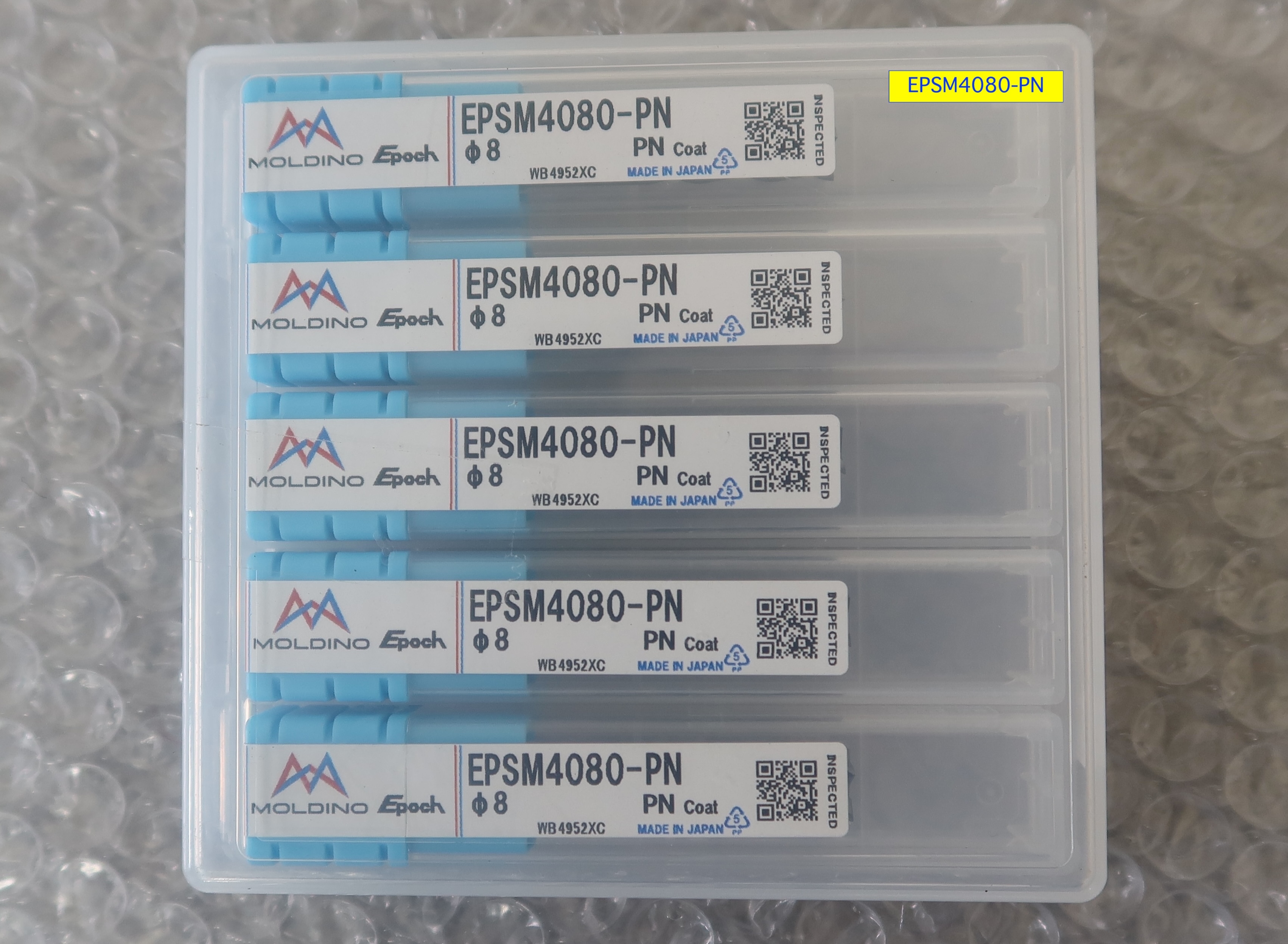 MOLDINO エンドミル (5本1箱) EPSM4080-PN