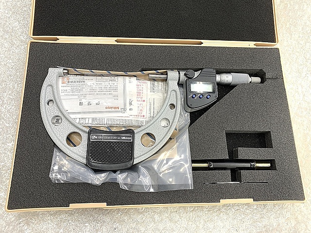 ミツトヨ デジタル外側マイクロメーター MDC-125MJB(293-250-10)