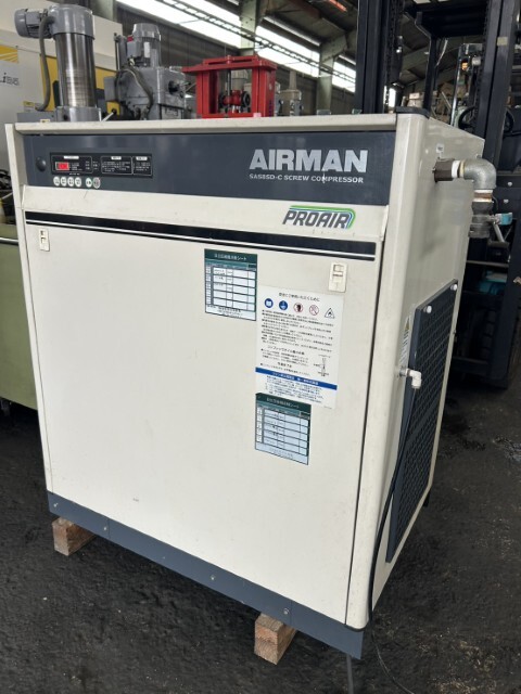 北越工業 7.5kwスクリューコンプレッサー SAS8SD-5C