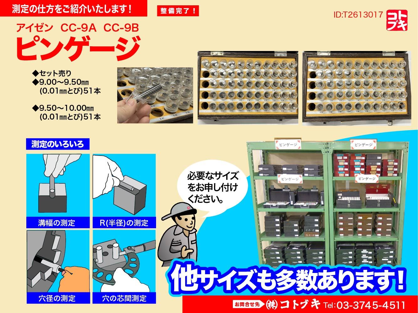 アイゼン ピンゲージ CC-9A/CC-9B