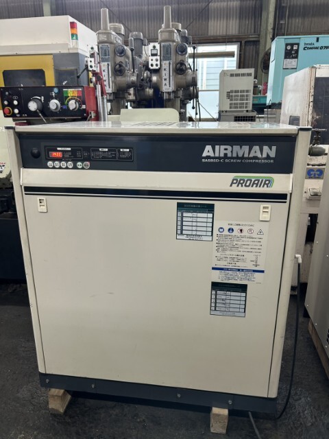 北越工業 7.5kwスクリューコンプレッサー SAS8SD-5C