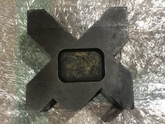 X形Vブロック W120xD120xH55mm