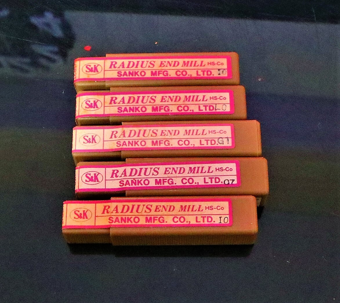 S&K エンドミル 一山　5個　未使用