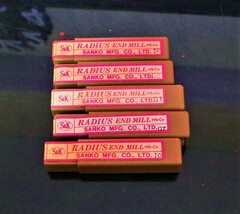 S&K エンドミル 一山　5個　未使用