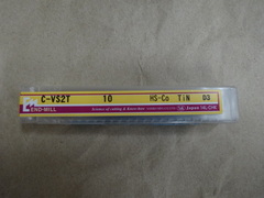 三興製作所 TiNコートショートエンドミル(2枚刃) C-VS2T(未使用品)