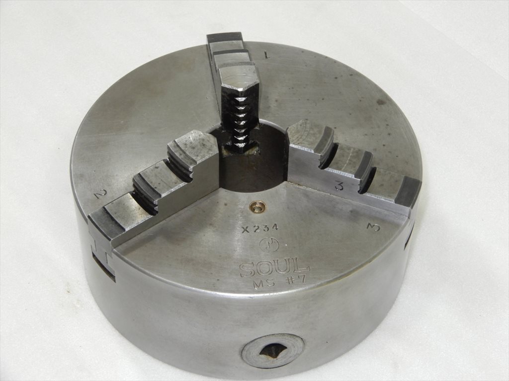 SOUL ３爪スクロールチャック 7吋 MS #7