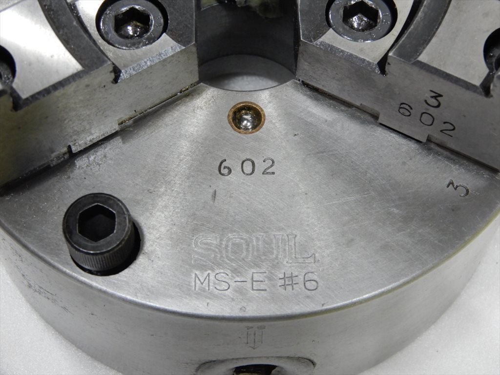 SOUL ３爪スクロールチャック ６吋 MS-E #6