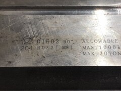 アマダ/AMADA ベンダー金型(パンチ) 01602　90°
