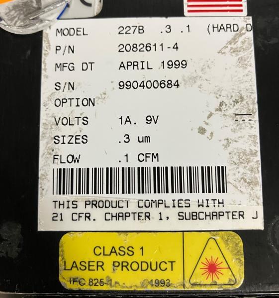 Met One パーティクルカウンター 227B