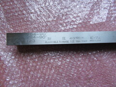 アマダ/AMADA ベンダー金型(2Vダイ)　 V1＝5.4、V2＝9.4(E-7A)耐圧70t/m 長415ｍｍ