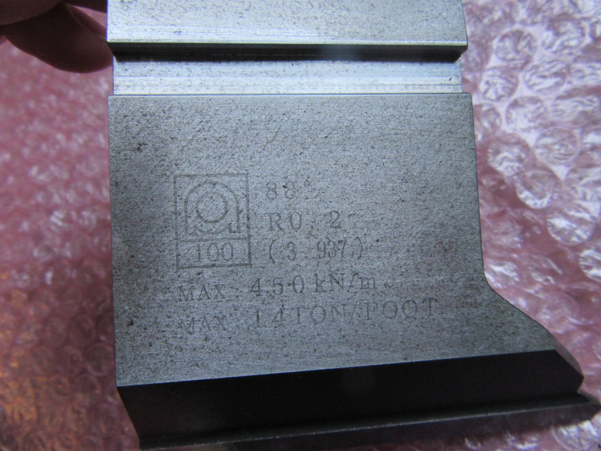 アマダ/AMADA ベンダー金型 2個 88° R0.2(3.937)長100