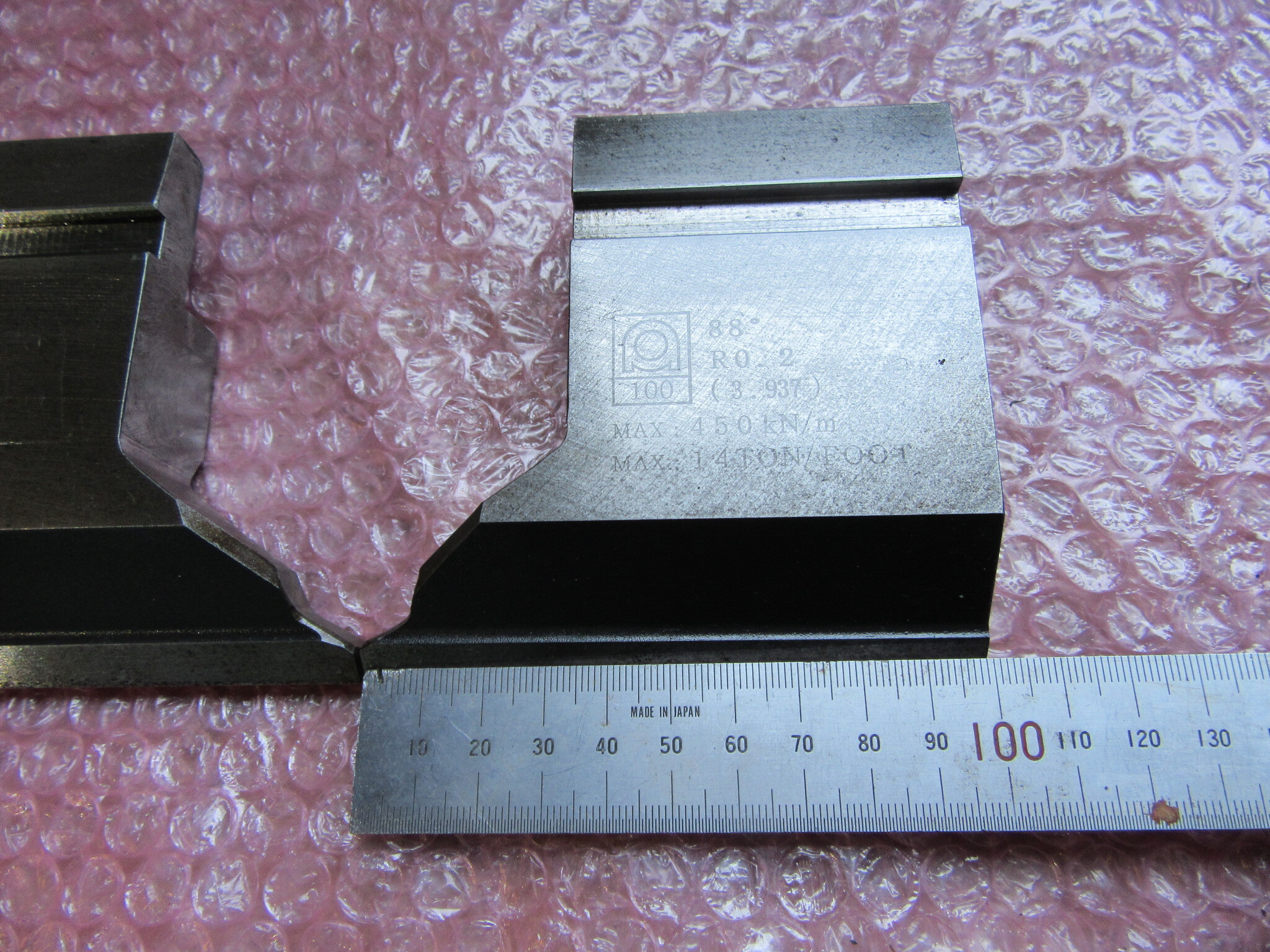 アマダ/AMADA ベンダー金型 2個 88° R0.2(3.937)長100
