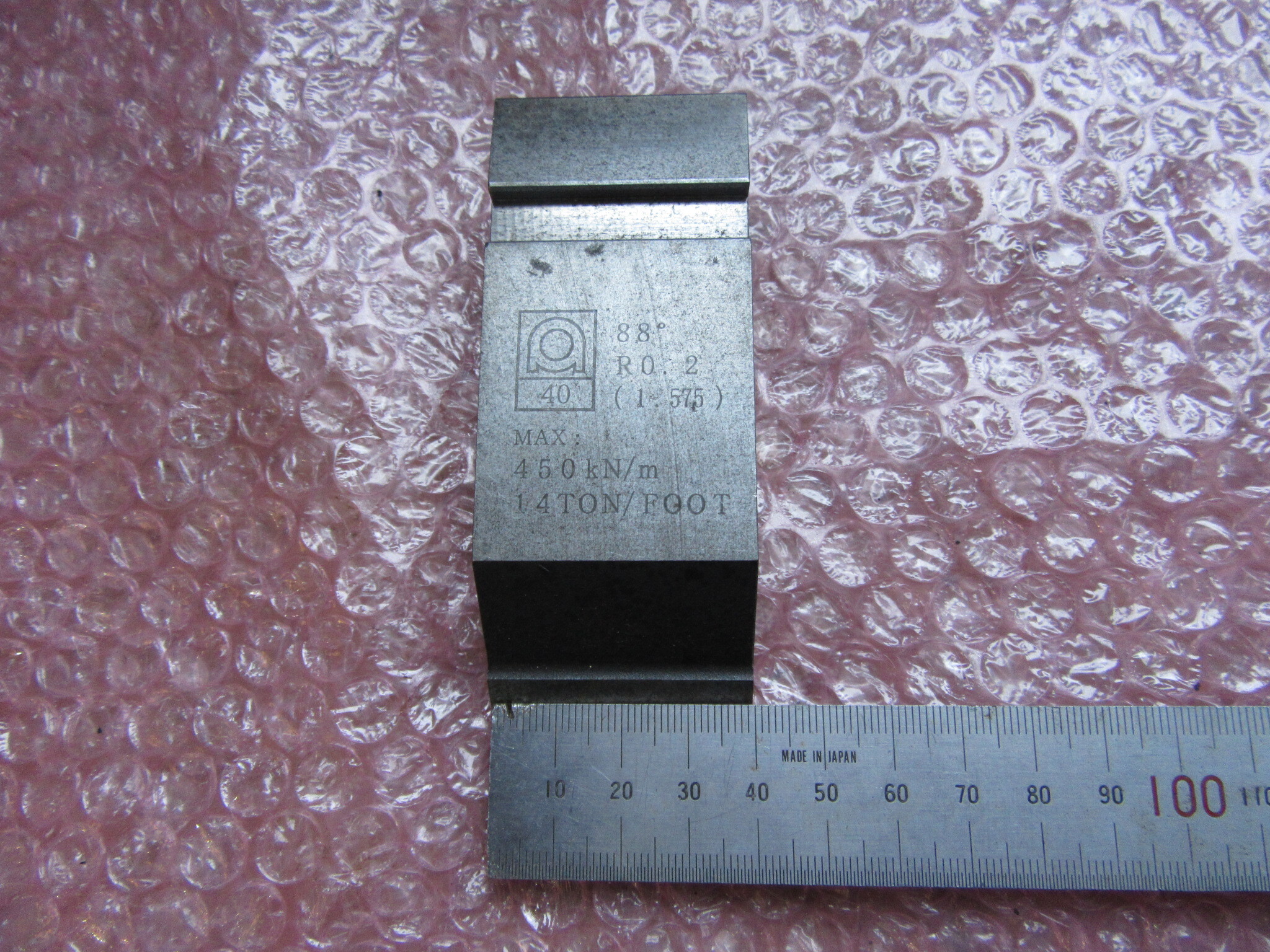 アマダ/AMADA ベンダー金型 88° R0.2(1.575)長40