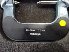 MITUTOYO｜ミツトヨ	 替駒式ねじマイクロメーター TMC-50