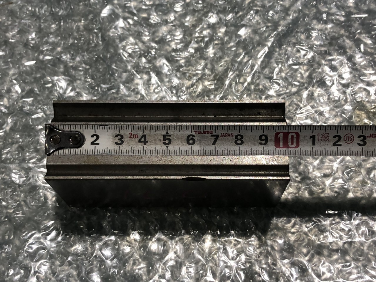不明 ベンダー金型(2Vダイ) V9V6　全長100mm