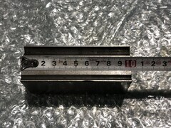 不明 ベンダー金型(2Vダイ) V9V6　全長100mm