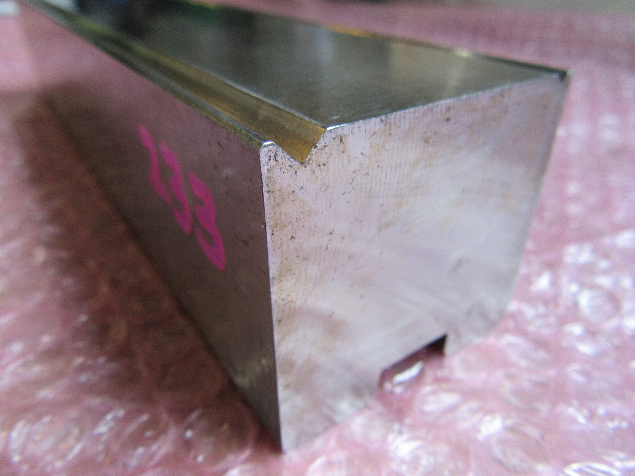 不明 ベンダー金型(2Vダイ) 長さ233ｍｍ