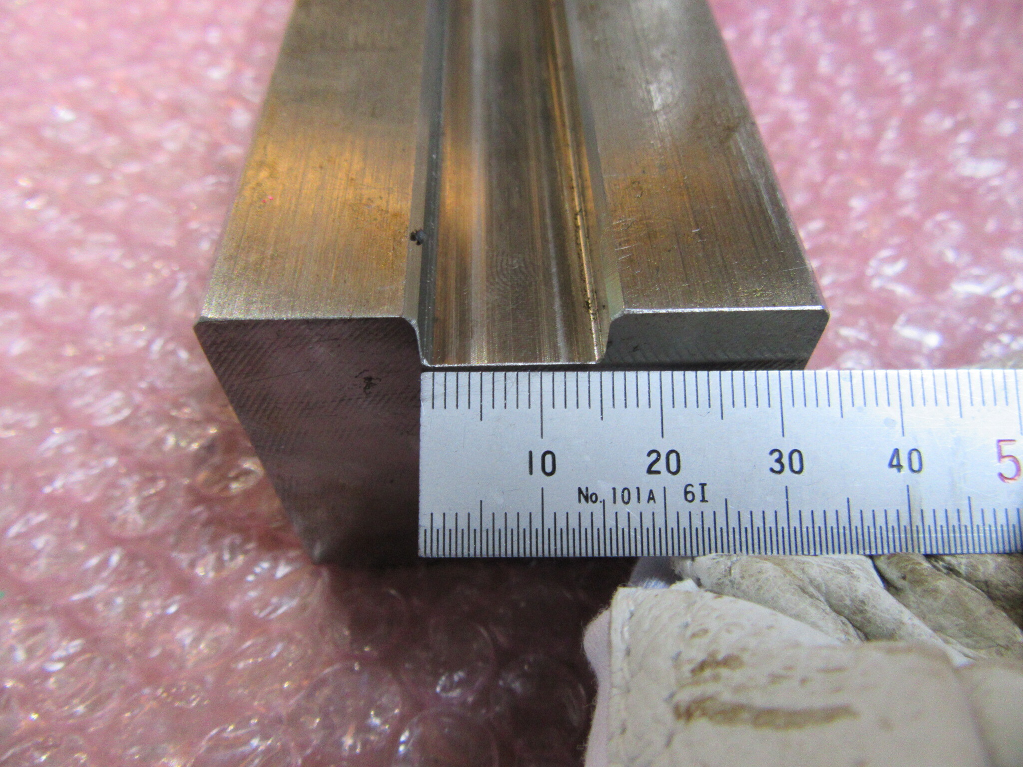 不明 ベンダー金型(2Vダイ) 長さ233ｍｍ