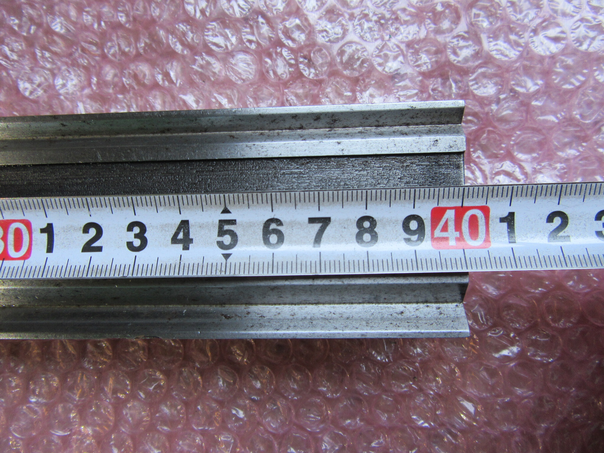 不明 ベンダー金型(2Vダイ) 長400ｍｍ