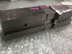 不明 ベンダー金型(2Vダイ) L100/L25/L11（2個）/L13（2個）/L15（2個）